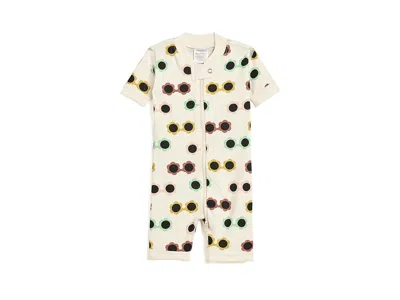 Hanna Andersson Hannajamstm Print Shortie Sleeper (infant/toddler) Kid's Pajama Sets Sun's Out: 18-24 Months In Neutral