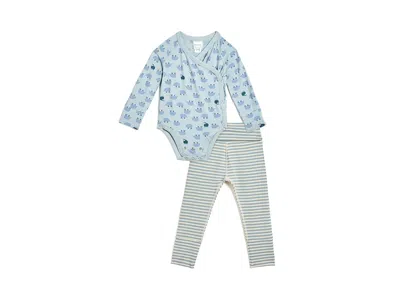 Hanna Andersson Kids' Hannasofttm Wiggle Set (infant) Boy's Clothing Mini Lamb On Celestial Blue: 12-18 Months One Size