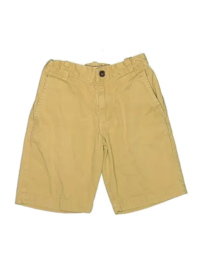 Pre-owned Hanna Andersson Kids' Khaki Shorts In Yellow