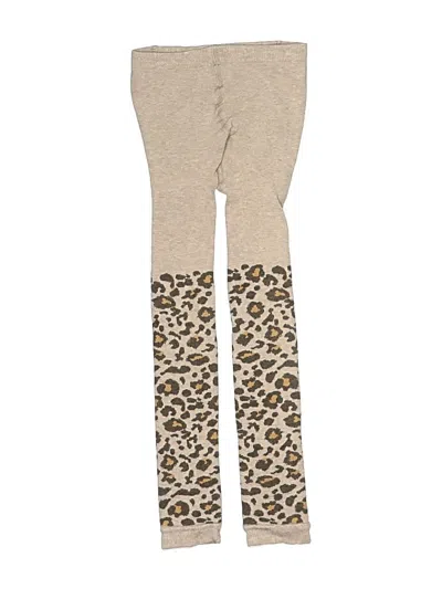 Pre-owned Hanna Andersson Kids' Leggings In Tan