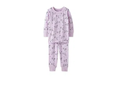 Hanna Andersson Long John Pajama Set In Hannasofttm (infant/toddler/little Kid/big Kid) Girl's Pajama Sets Mini Unic In Gray