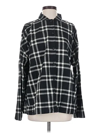 Pre-owned Hanna Andersson Long Sleeve Blouse In Black