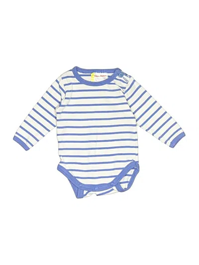 Pre-owned Hanna Andersson Kids' Long Sleeve Onesie In Blue