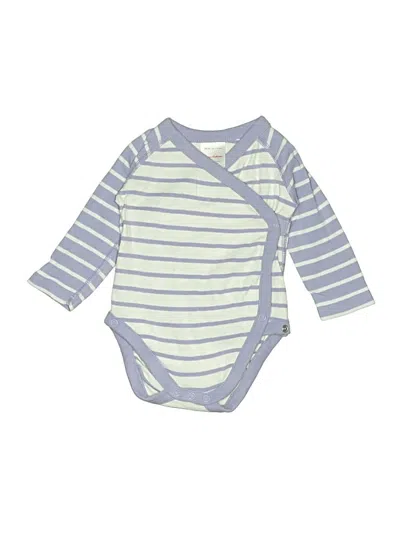 Pre-owned Hanna Andersson Babies' Long Sleeve Onesie In Blue