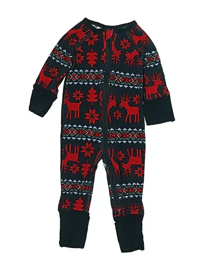 Pre-owned Hanna Andersson Babies' Long Sleeve Onesie In Red