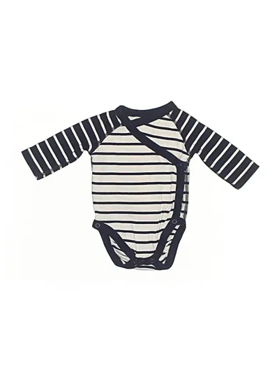 Pre-owned Hanna Andersson Babies' Long Sleeve Onesie In White