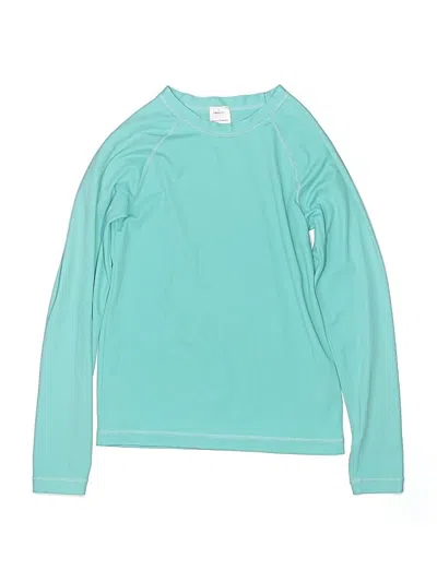 Pre-owned Hanna Andersson Kids' Long Sleeve T-shirt In Blue