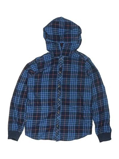 Pre-owned Hanna Andersson Kids' Long Sleeve Top Blue Tops