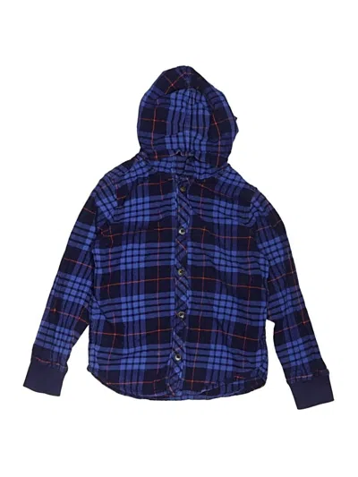 Pre-owned Hanna Andersson Kids' Long Sleeve Top Blue Tops
