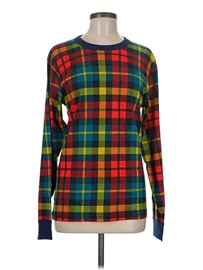 Pre-owned Hanna Andersson Long Sleeve Top Green Crew Neck Tops