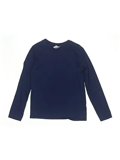 Pre-owned Hanna Andersson Kids' Long Sleeve T-shirt In Blue