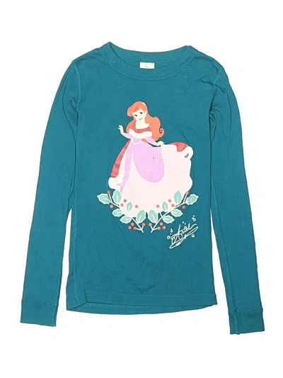 Pre-owned Hanna Andersson Kids' Long Sleeve T-shirt In Blue