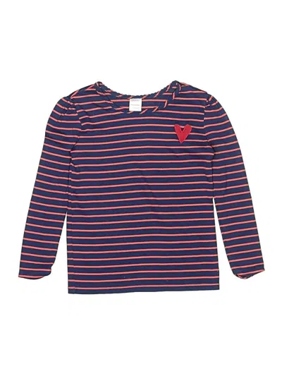 Pre-owned Hanna Andersson Kids' Long Sleeve T-shirt In Blue