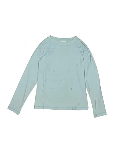 Pre-owned Hanna Andersson Kids' Long Sleeve T-shirt In Blue