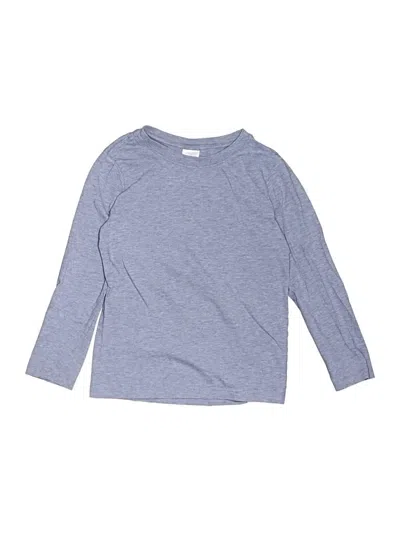 Pre-owned Hanna Andersson Kids' Long Sleeve T-shirt In Blue