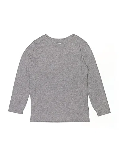 Pre-owned Hanna Andersson Kids' Long Sleeve T-shirt In Gray