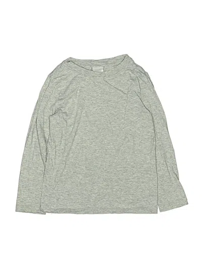 Pre-owned Hanna Andersson Kids' Long Sleeve T-shirt In Gray