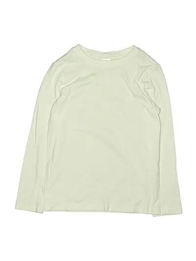 Pre-owned Hanna Andersson Kids' Long Sleeve T-shirt In Ivory