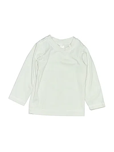 Pre-owned Hanna Andersson Kids' Long Sleeve T-shirt In Ivory
