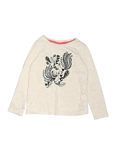 Pre-owned Hanna Andersson Kids' Long Sleeve T-shirt In Ivory