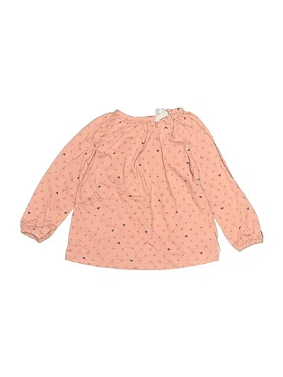 Pre-owned Hanna Andersson Kids' Long Sleeve T-shirt In Pink