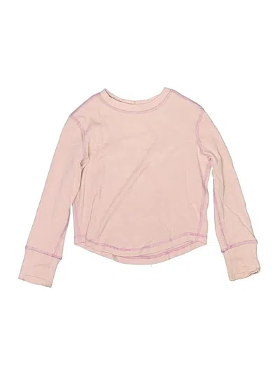 Pre-owned Hanna Andersson Kids' Long Sleeve T-shirt In Pink