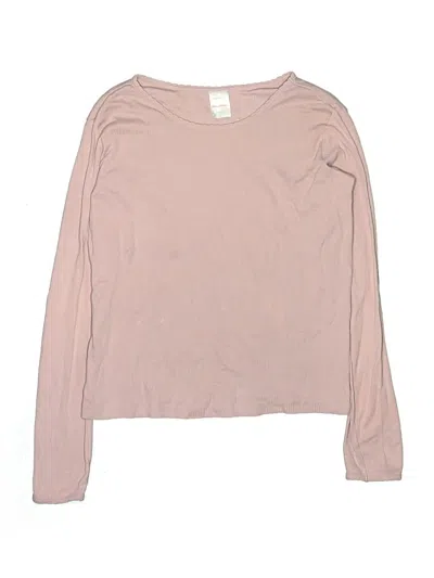 Pre-owned Hanna Andersson Kids' Long Sleeve T-shirt In Pink