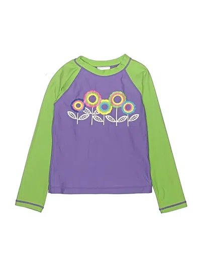Pre-owned Hanna Andersson Kids' Long Sleeve T-shirt In Purple