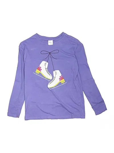 Pre-owned Hanna Andersson Kids' Long Sleeve T-shirt In Purple