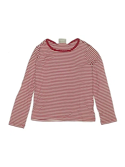 Pre-owned Hanna Andersson Kids' Long Sleeve T-shirt In Red