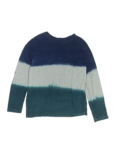 Pre-owned Hanna Andersson Kids' Long Sleeve T-shirt In Teal