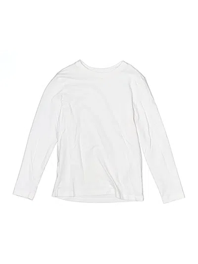 Pre-owned Hanna Andersson Kids' Long Sleeve T-shirt In White