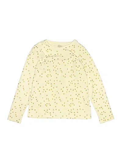 Pre-owned Hanna Andersson Kids' Long Sleeve T-shirt In Yellow