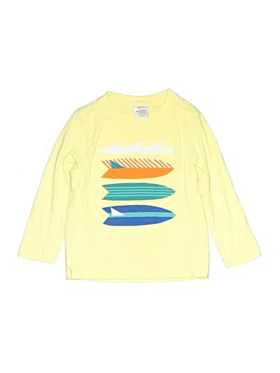 Pre-owned Hanna Andersson Kids' Long Sleeve T-shirt In Yellow