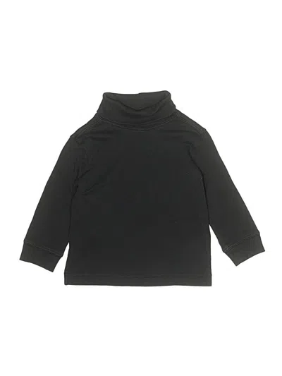 Pre-owned Hanna Andersson Kids' Long Sleeve Turtleneck In Black