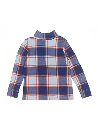 Pre-owned Hanna Andersson Kids' Long Sleeve Turtleneck In Blue