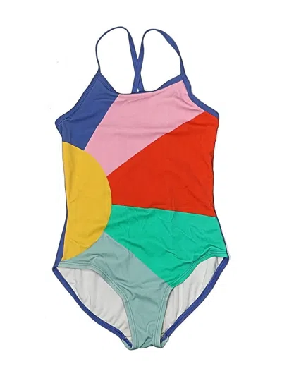 Pre-owned Hanna Andersson Kids' One Piece Swimsuit In Blue