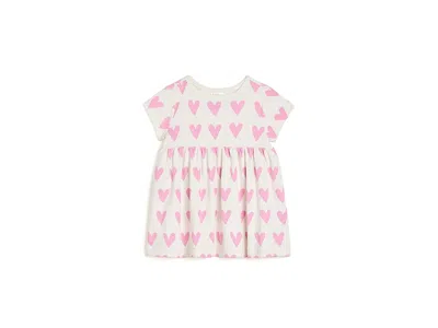 Hanna Andersson Kids' Organic Cotton Playtime Dress (infant/toddler) Girl's Dress Pink Hearts On Hearts: 12-18 Months