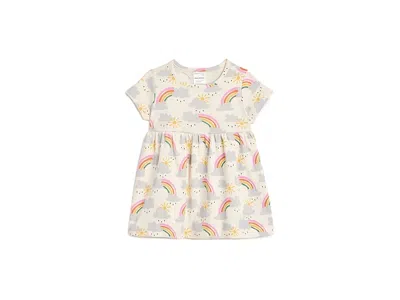 Hanna Andersson Kids' Organic Cotton Playtime Dress (infant/toddler) Girl's Dress Rainbows: 18-24 Months In Gray