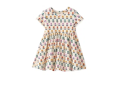 Hanna Andersson Kids' Playtime Dress In Hannasofttm (infant/toddler) Girl's Dress Mini Tulips : 6 Mos, Lyocell/spandex/ten In Multi