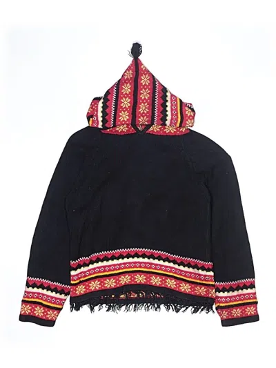 Pre-owned Hanna Andersson Kids' Poncho In Black