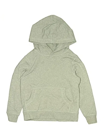 Pre-owned Hanna Andersson Kids' Pullover Hoodie In Green