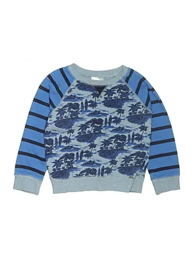 Pre-owned Hanna Andersson Kids' Pullover Sweater In Blue