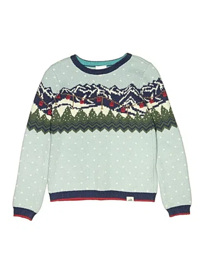 Pre-owned Hanna Andersson Kids' Pullover Sweater In Blue