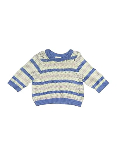 Pre-owned Hanna Andersson Babies' Pullover Sweater In Blue