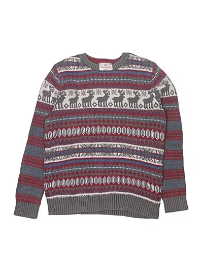 Pre-owned Hanna Andersson Kids' Pullover Sweater In Gray