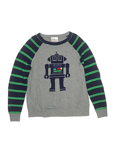 Pre-owned Hanna Andersson Kids' Pullover Sweater In Gray