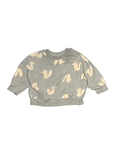 Pre-owned Hanna Andersson Babies' Pullover Sweater In Gray