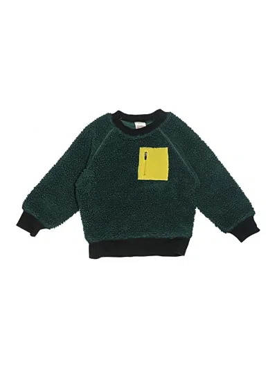 Pre-owned Hanna Andersson Kids' Pullover Sweater In Green