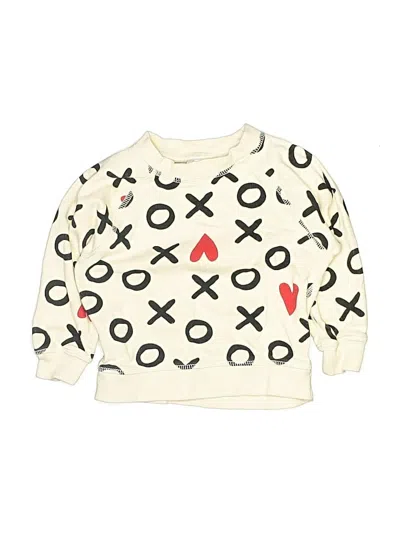 Pre-owned Hanna Andersson Kids' Pullover Sweater In Ivory